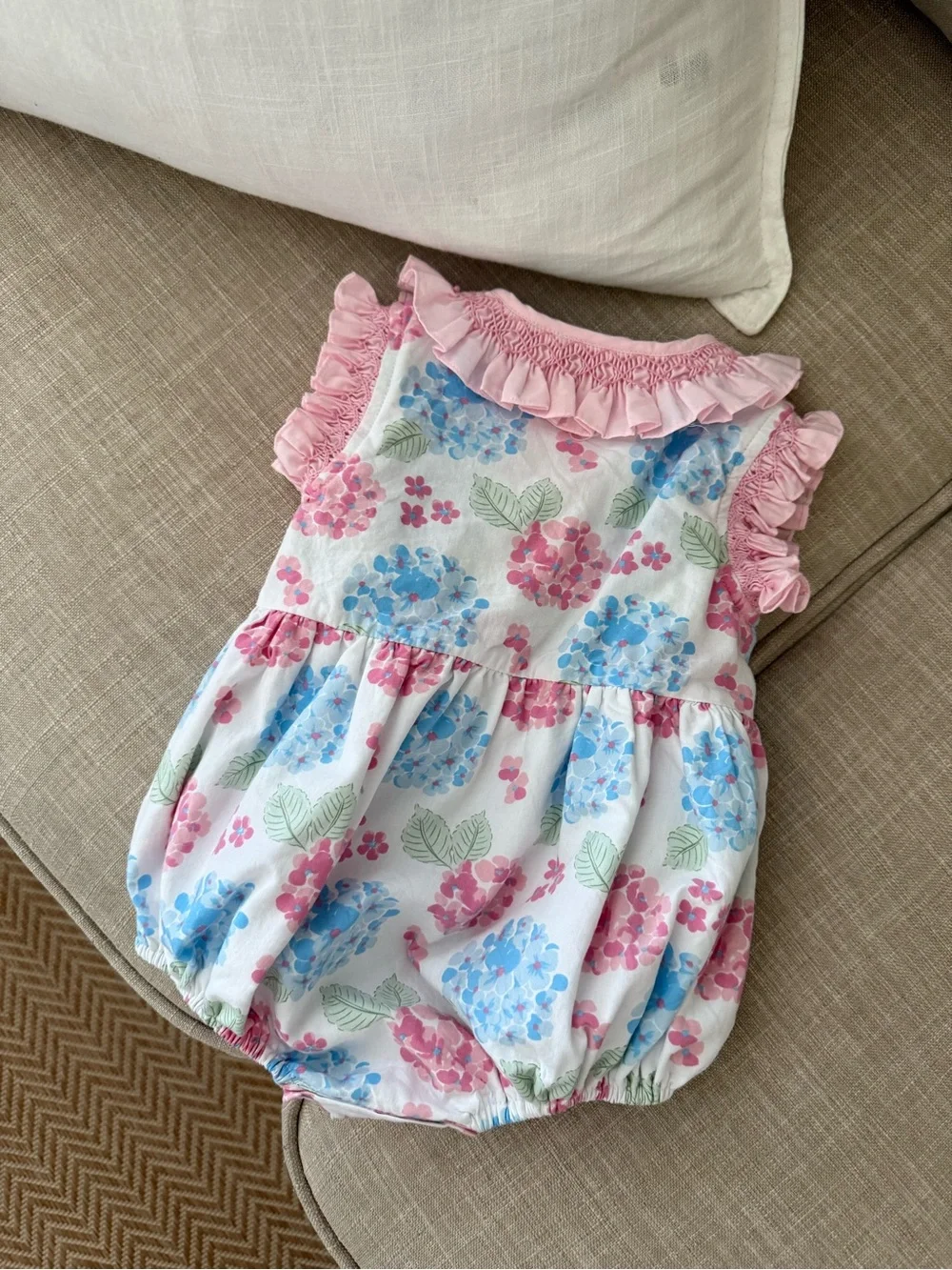 Hydrangea Bubble Romper